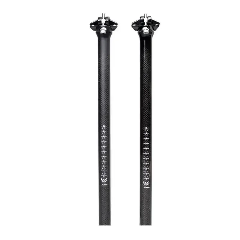 2022 nowy EC90 Full Carbon MTB rura podsiodłowa roweru szosowego sztyca rowerowa sztyca roweru górskiego 25.4/27.2/30.8/31.6x400mm — zdjęcie 2