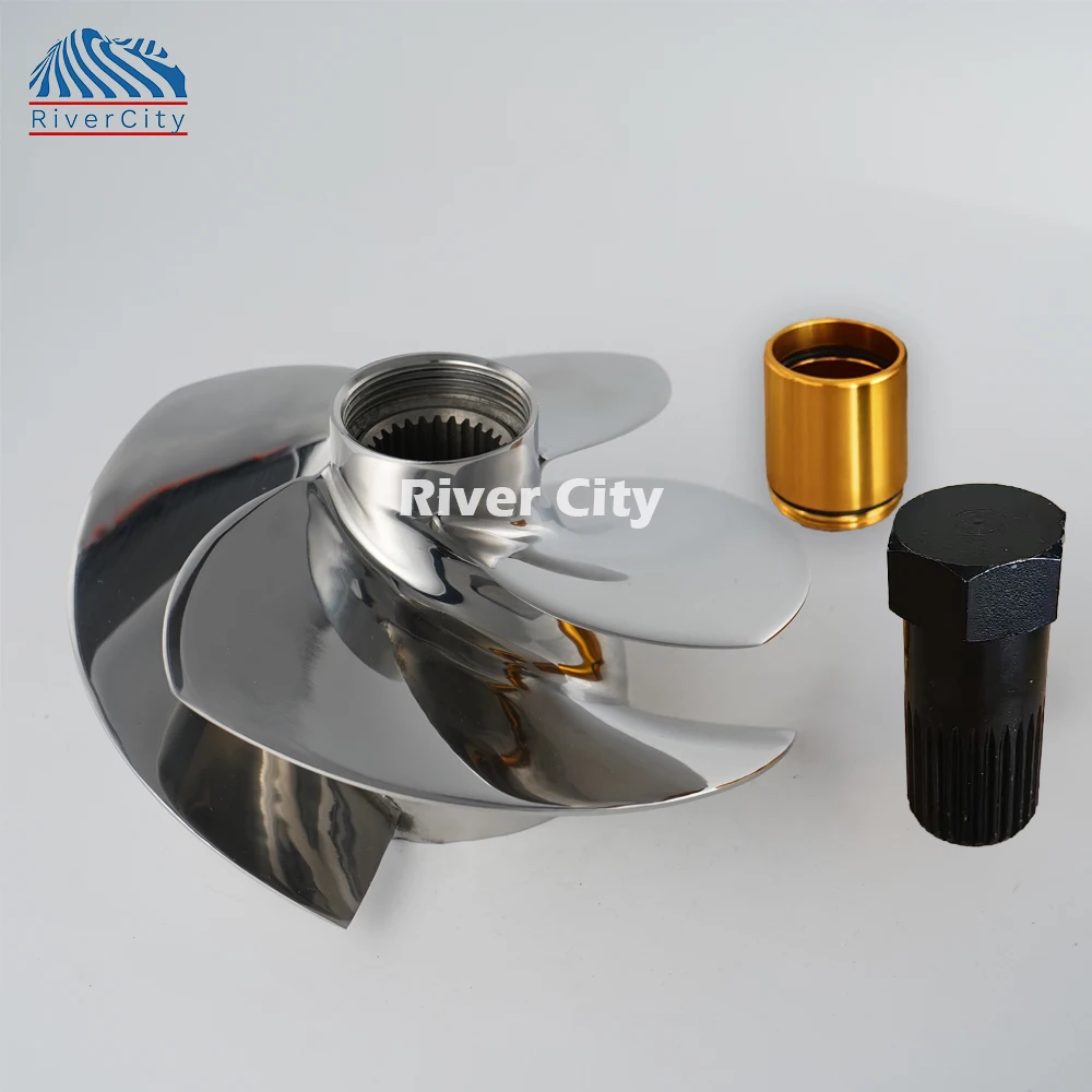 Replaced Solas Fit Seadoo Jet Ski Impeller RXP-X 300 RXT-X 300 GTX LIMITED 300 4 Blades Stainless steel OEM:267000951 161MM