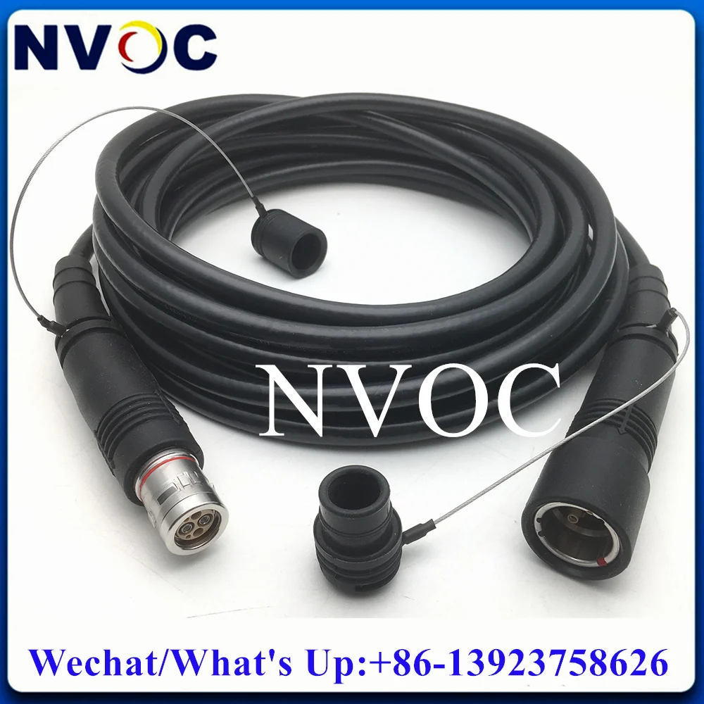 

2Pcs 3K.93C SMPTE 20M Fiber Optic Patch Cord PVC Cable,HDTV Camera Hybrid Electrical-Fibre LeMo Self-Latching FUW-PUW Connector