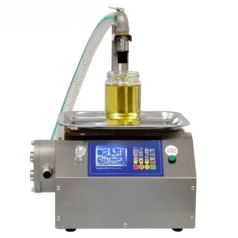 CSY-L15 Stroom Weegtype Volautomatische Doseervulmachine Honing Sesamsaus Eetbare Olie Lijm Viskeuze Vloeistof - afbeelding 2