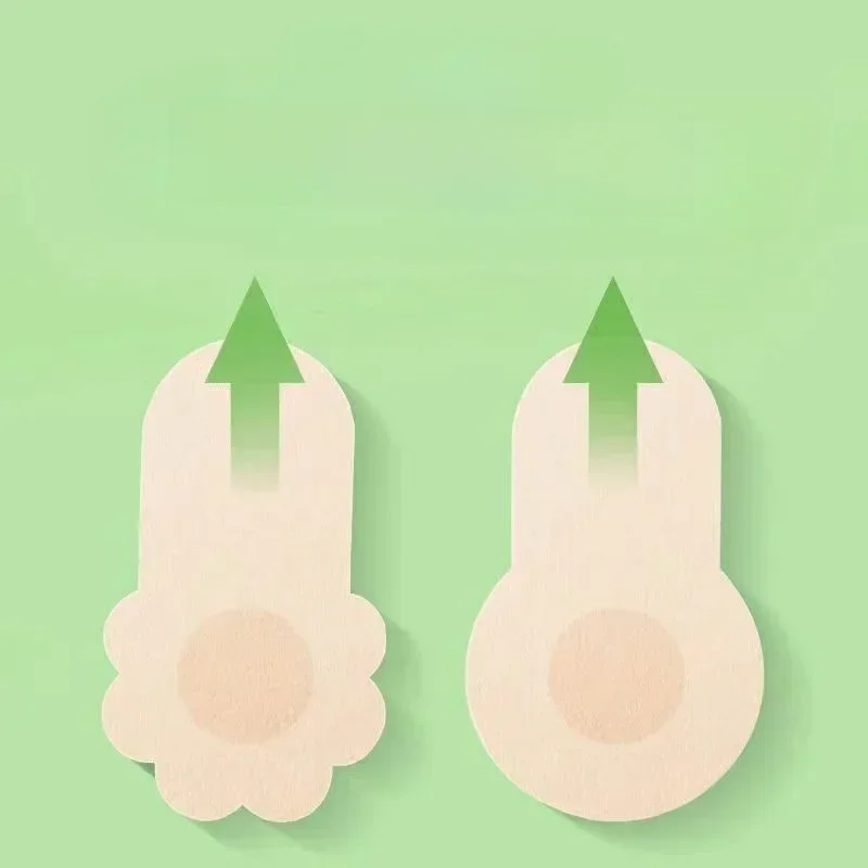 10pcs Women's Invisible Breast Lift Up Tape Overlays on Bra Nipple Stickers Chest Stickers Adhesive Nipple Covers Accessories
