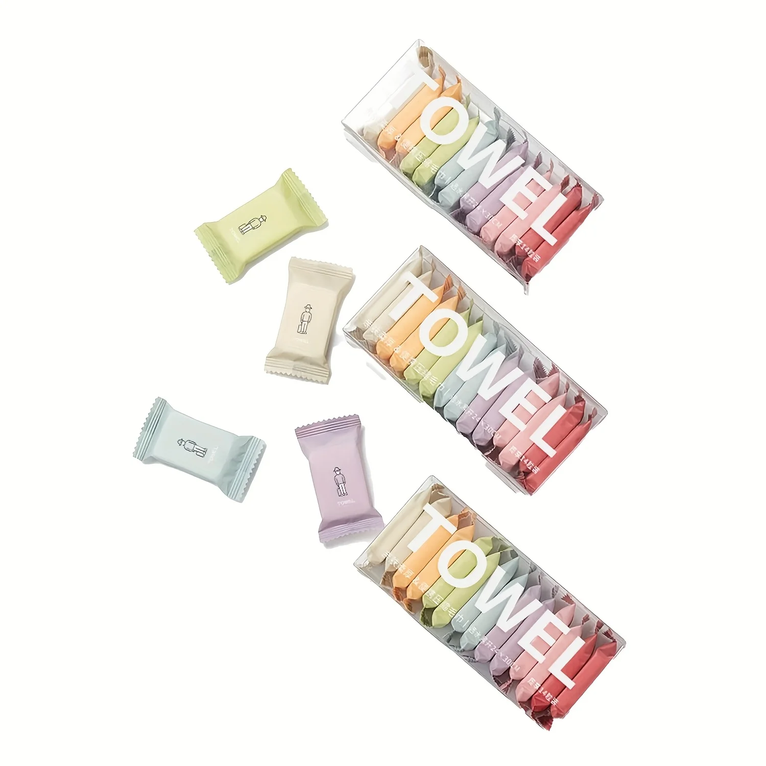 28pcs Compressed Towel Travel Disposable Face Towel Cleaning Quick Drying Towel Pure Non-Woven Fabric Wipes Makeup Towel - Image 6