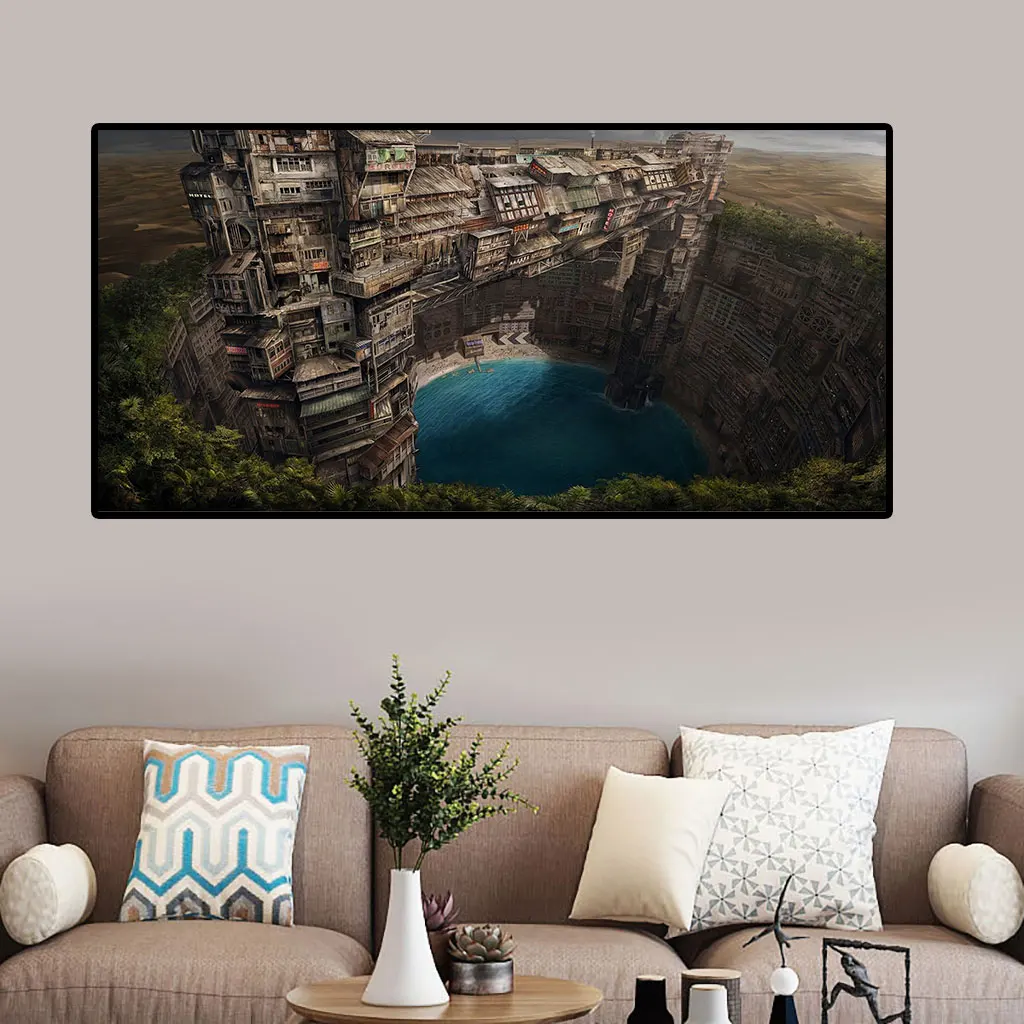 

World Famous Painting Poster Picture, Landscape Canvas, Mural Wall Art, Abstract Style, Living Room, Home Decoration