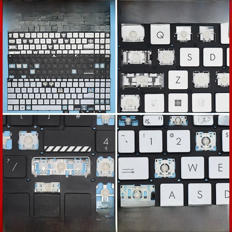 Wymienna nakładka na klucz i zaczep nożycowy do ASUS Vivobook Pro 15 M3500 K3500 M6500 K571GT K571 16X M7600 N7600 klawiatura — zdjęcie 2