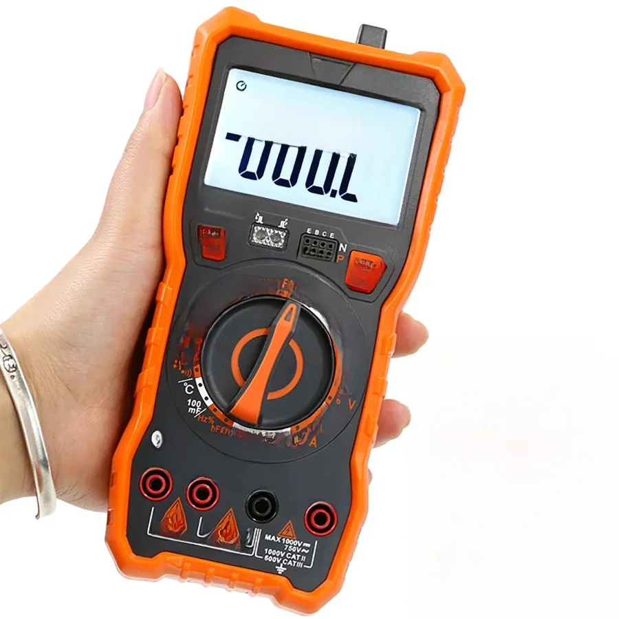 NJTY T28A multimetr wysokiej precyzji cyfrowy wyświetlacz gospodarstwa domowego wielofunkcyjny elektryk miernik 28C z pomiarem temperatury — zdjęcie 2