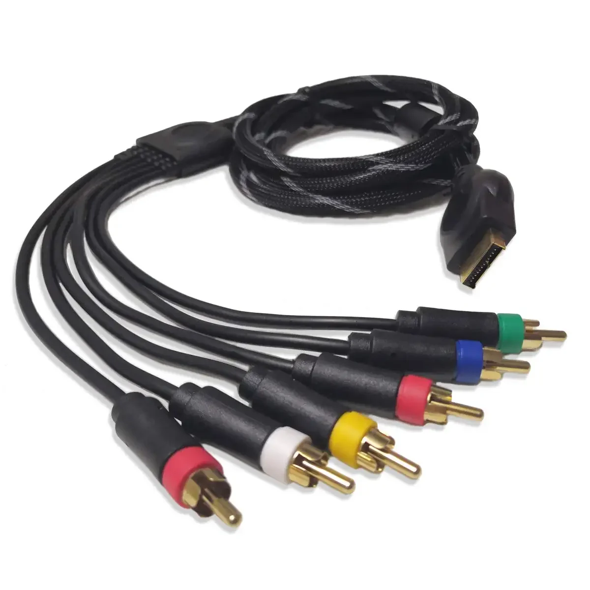 Kabel AV składowa dla PS2 / PS3 / PS3 Slim, HD Multi Out kompozytowe RCA Audio wideo kabel do Sony Playstation PS3 (6 stóp) — zdjęcie produktu 7