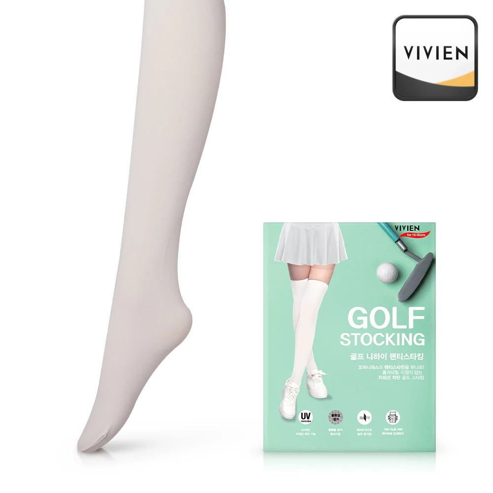 [Vivien] Golf Kee high pantyhose PH4414_ML _ white skin