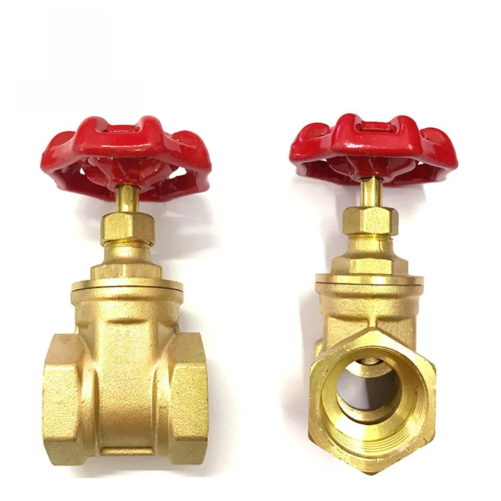 1/4 "3/8" 1/2 "3/4" 1 "cal mosiądz zasuwy DN15 20 25 zawór wody zawór przełączający gwint wewnętrzny zasuwy — zdjęcie 2