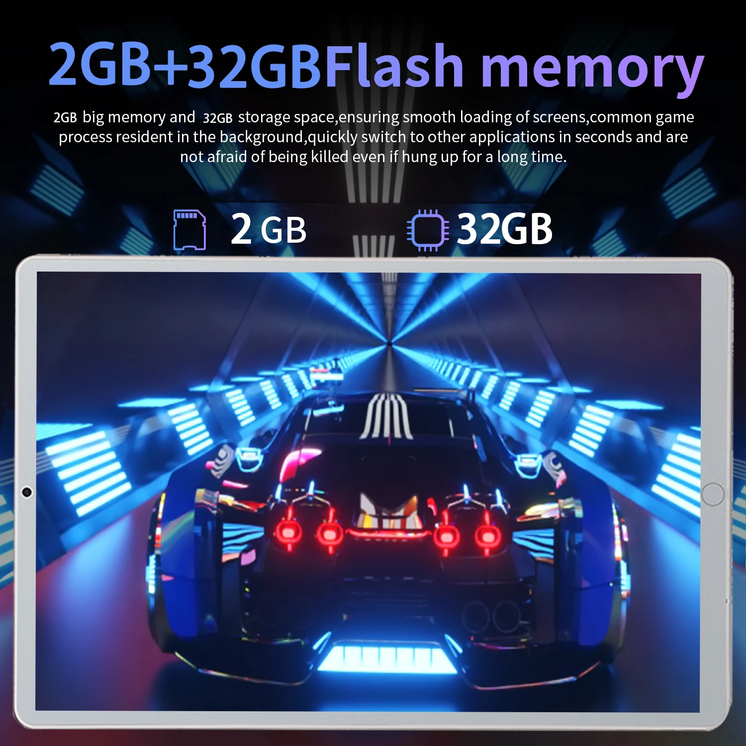 2024 Tablette Android 6.0 Global 10.1 Inch Pad Pro Tablet 2GB RAM 32 ROM Firmware Tablete Google Play 3500mAh WiFi