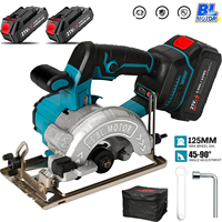 5 Inch 125MM Brushless Electric Rechargeable Circular Saw High Power Cordless Woodworking Cuttiing Tool for Makita 18V Battery