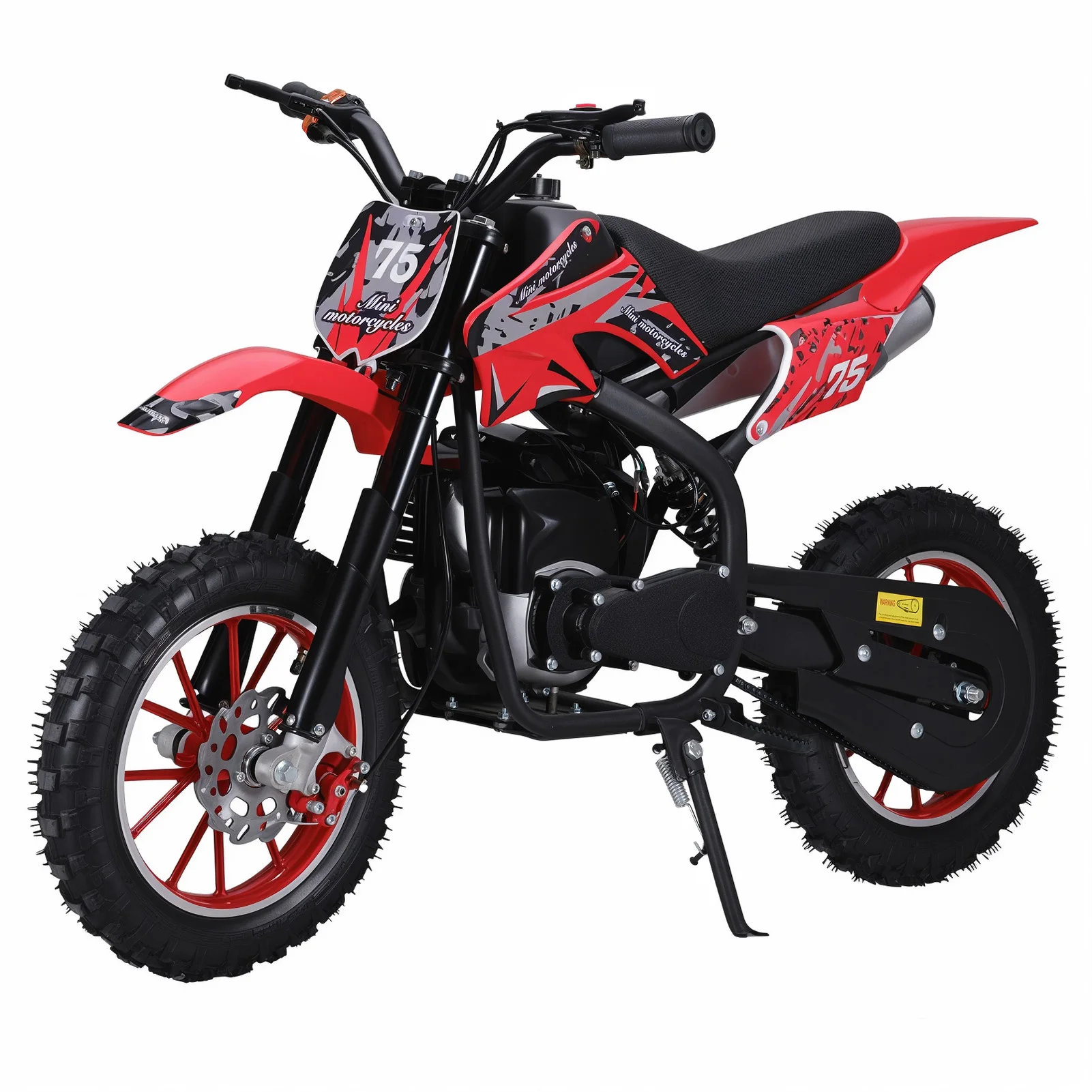 Bicicleta de cross de 4 tiempos para niños, Motocross a Gas, Mini motocicleta todoterreno de montaña, moto de bolsillo con frenos de disco, 49CC