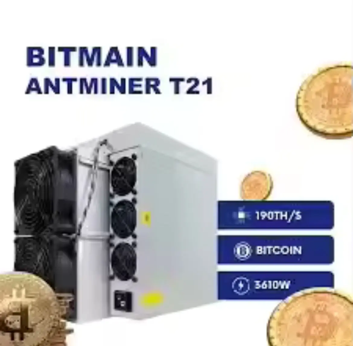 Offres de remise ST pour Bitmain Antminer T21 190TH/S - 233TH/S 3610W, Nouveau