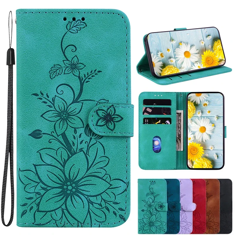Lederen Telefoon Case Voor iphone 15 14 13 12 11 Pro Max XS XR 7 6 6 6 s Plus SE SE3 se4 2024 Portemonnee Lanyard Cover - afbeelding 2