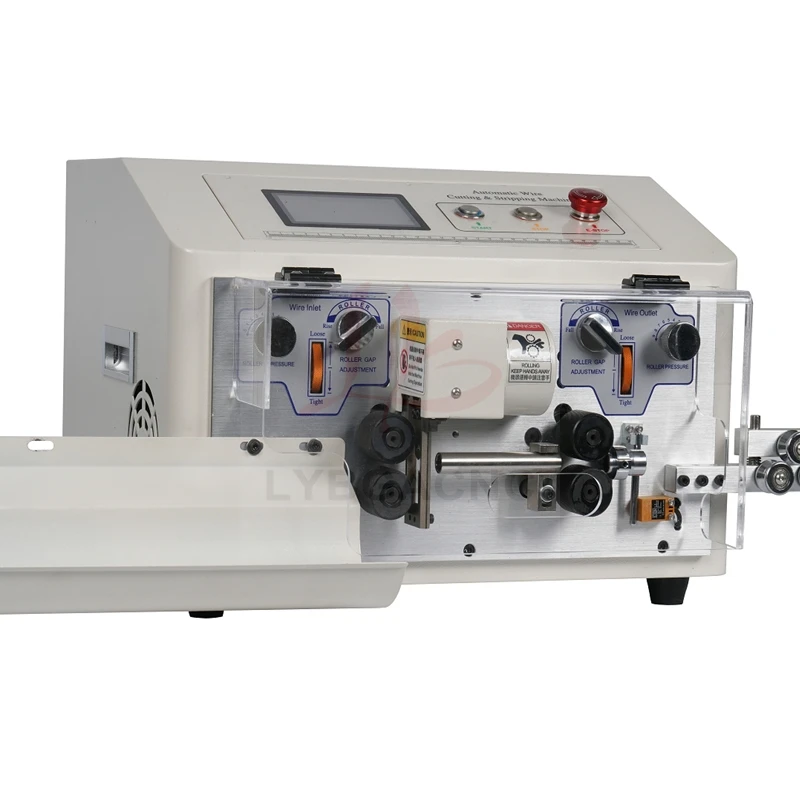 LY SWT-608-HT2S/6S 4 عجلة 6 عجلة مستديرة غمد تجريد آلة تجريد آلة شاشة تعمل باللمس التحكم 0.1-10mm2 220 فولت 110 فولت