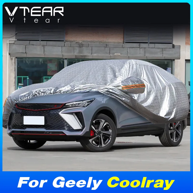 Vtear Exterior Car Body Cover Decoration Winter Protection Warm Pad Accessories Rainproof Mat Parts For New Geely Coolray 2024