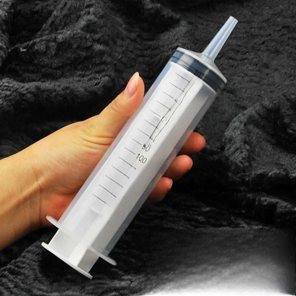 Seringue doseuse en plastique, 20-150ml, remplissage de colle, seringue nutritive, sans arrosage, remplissage pour l'alimentation des animaux