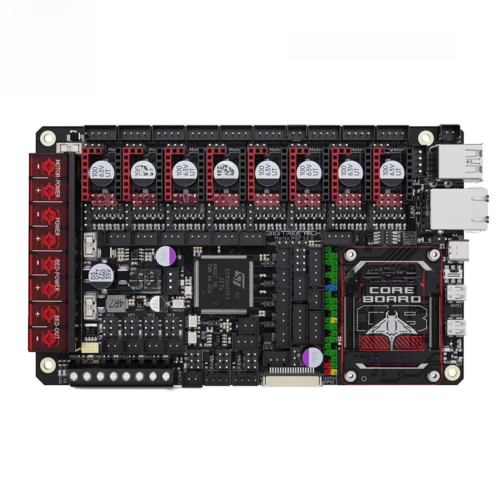 BIGTREETECH Manta M8P V2.0 Moederbord STM32H723ZE 32bit voor Klipper Raspberry Pi Voor Voron V0 Ender 3 3D Printer Control Board - afbeelding 2