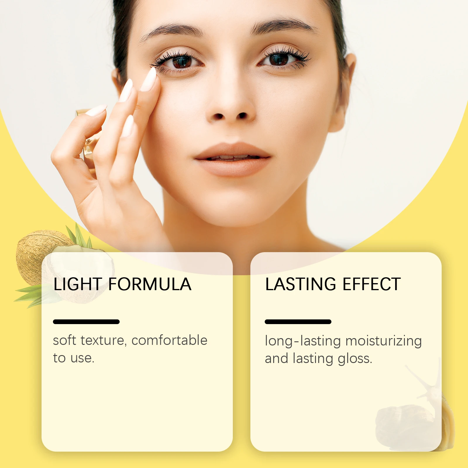 OUHOE Snail Eye Mask Moisturizing Eye Patches Firming Lifting Puffiness Remove Dark Circles and Eye Bags Eyes Skincare Products