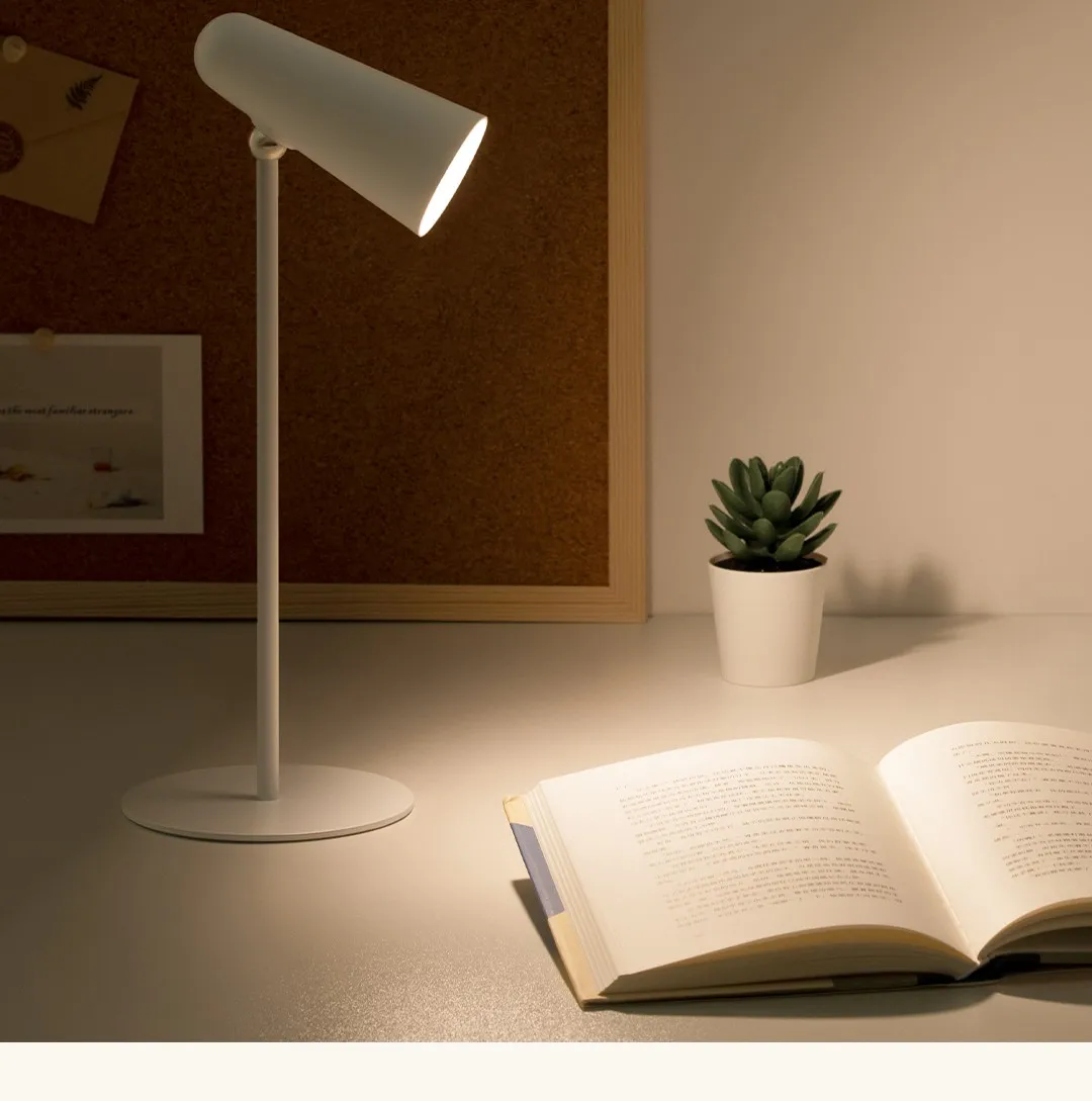 Original Mijia Multifunction Desk Lamp Type-c Rechargeable 3 In 1 Portable Reading Table Rendering Light Clip Lamp Flashlight CN