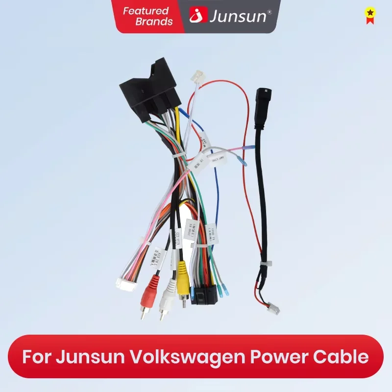 Cavo Junsun Per Volkswagen per radio Junsun Adattatore speciale Adattatore Dynaudio Adattatore per fotocamera Antenna a doppia testa