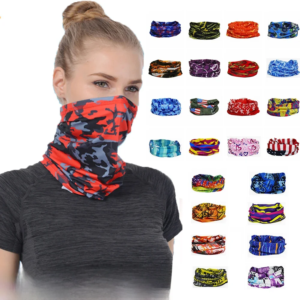 Écharpe de sport anti-poussière pour hommes et femmes, col pare-soleil, bandana pour la tête, le visage, le cou, la pêche en plein air