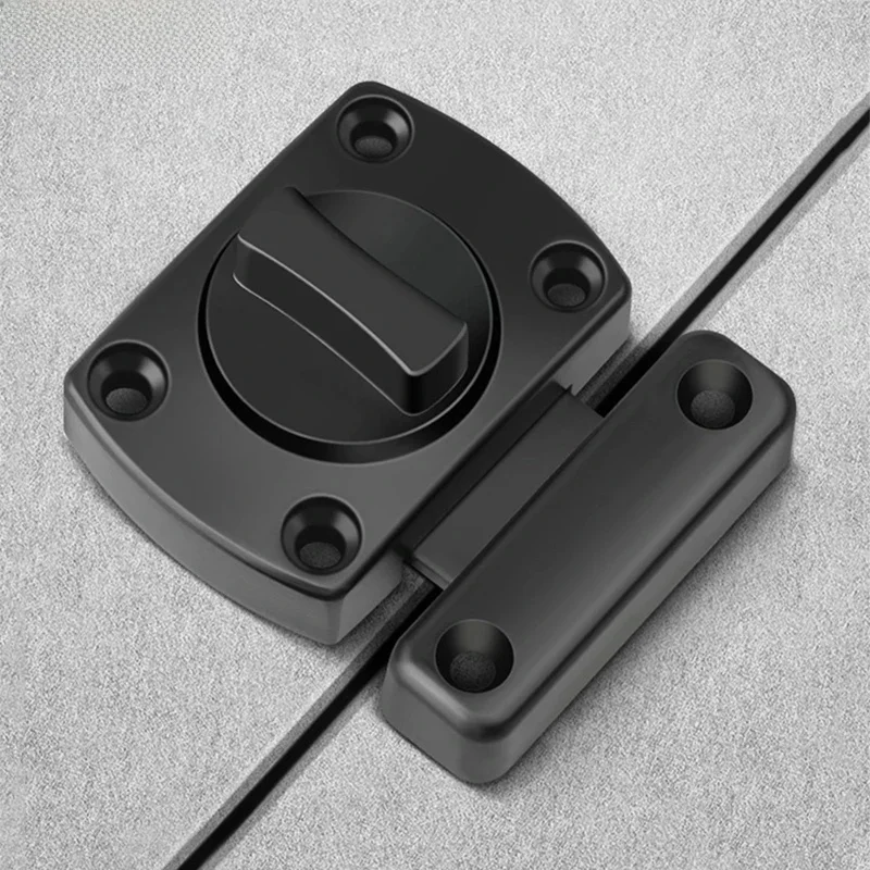 NAIERDI Security dwustronne zamki do szafek Keyless obrotowy zamek do drzwi zatrzask do bramy zabezpieczenie przed kradzieżą obrotowe rygle zatrzaski szafka szafa — zdjęcie 2