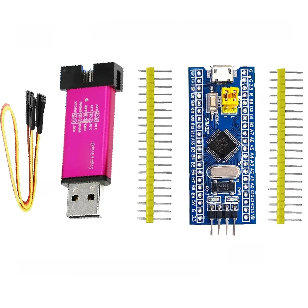Programator pobierania symulatora ST-LINK V2 STM32F103C8T6 ARM STM32 Minimalna płytka rozwojowa systemu (kolor losowy) — zdjęcie 2