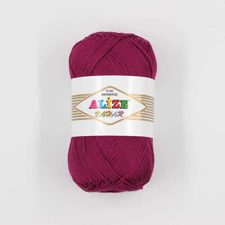 Spring Cotton Yarn, Alize Bahar -100 gr - 260m - Classical - Vest - Cardigan - Beret - Weft - Scarf - Accessory - Fantasy - Merserize - Spring -