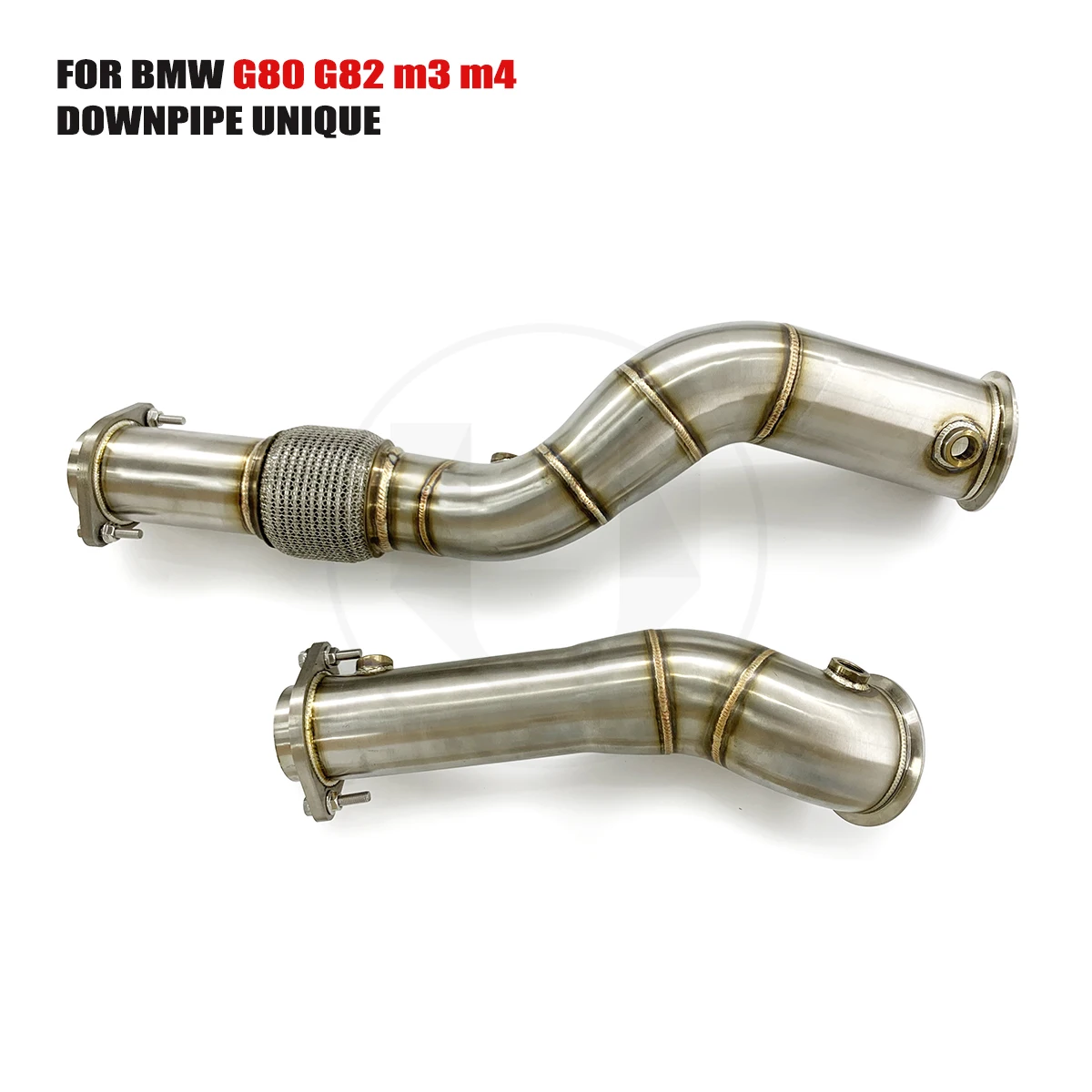 

UNIQUE For 2021+ Bmw g80 g82 m3 m4 s58 3.0T without cat downpipe With insulator downpipe With cat/without cat exhaust pipe