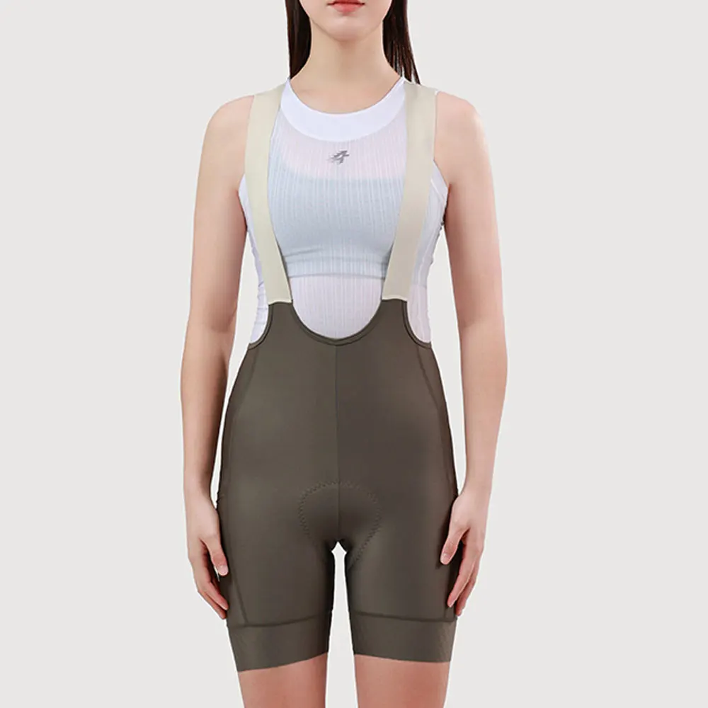 Women's Kaki grate women's car MEDA BETA Level bib short riding suit 2024SSZ231