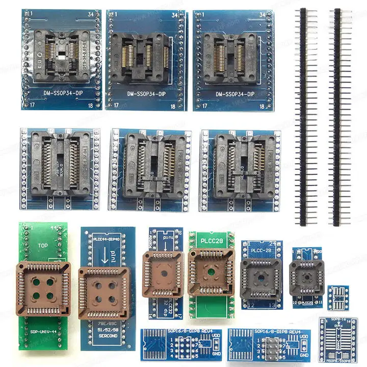 XELTEK SuperPro 6100N Programmer + 45 Adapters With EDID Cable + ISCP Cable Universal Programmer