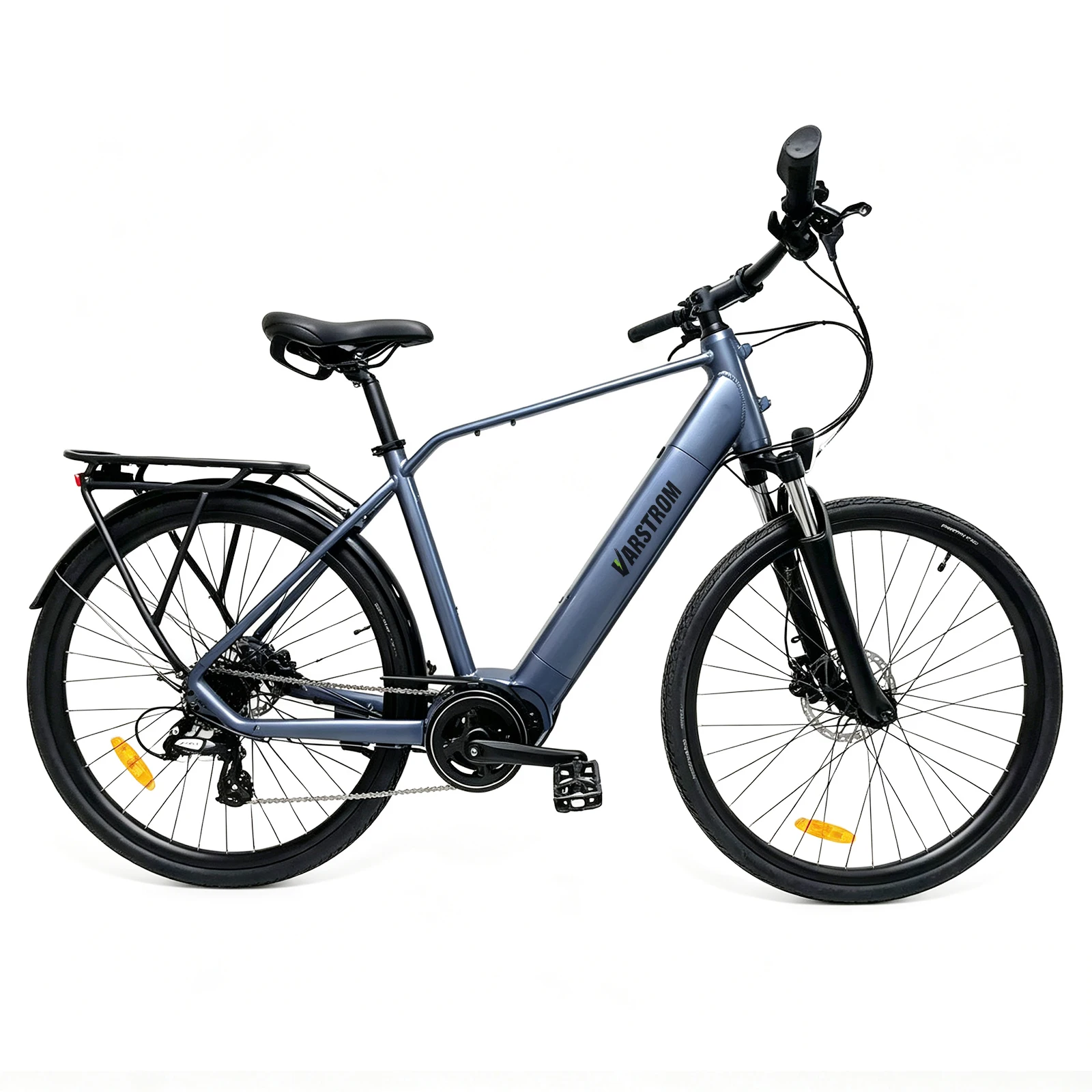 [ Zollfrei ] Varstrom 28" 700C E-Bike für Pendler, 120 km Reichweite, BAFANG M200 250W, 36V 13Ah 468Wh Akku, Geschwindigkeit 25 km/h, 8 Gänge, Scheibenbremsen E-Bike, Versand aus Polen – Detail 17