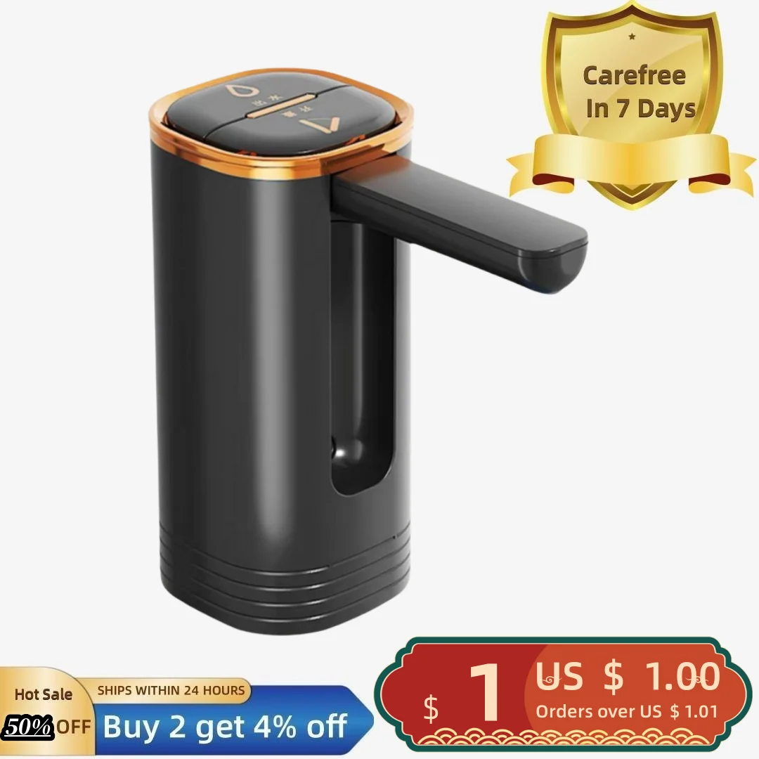 

Water Bottle Pump Low Noise Rechargeable Compact Size Electric Automatic Drinking Mini Water Jug Dispenser Office Supplies