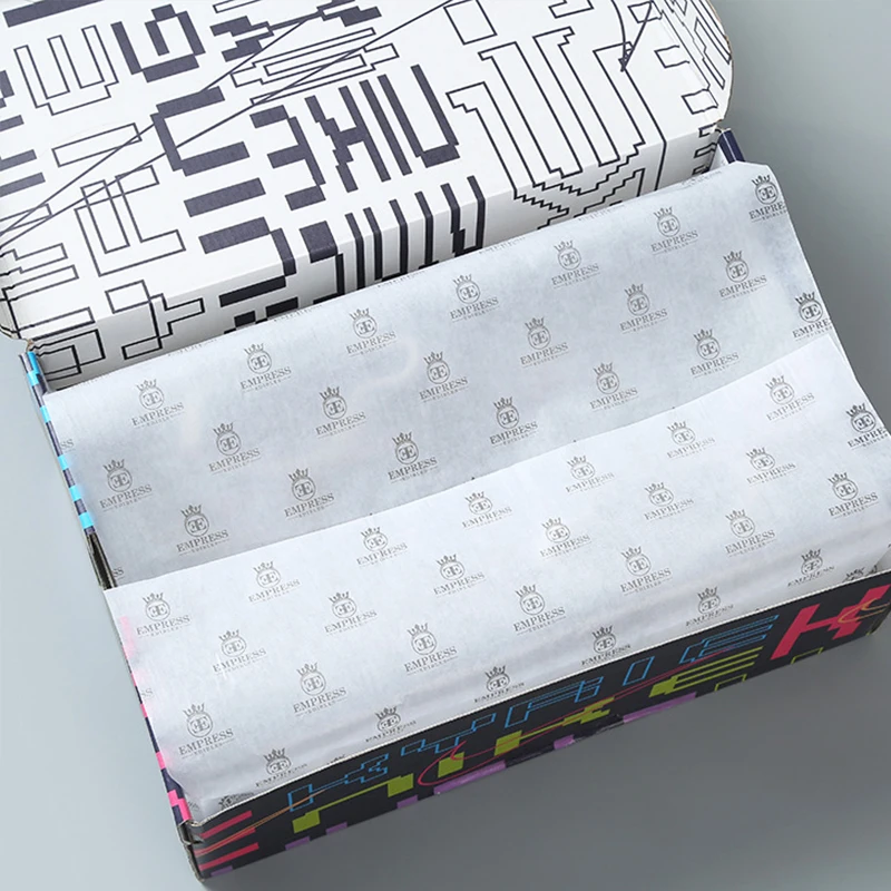 

Customised 17g Printed Silk Wrapping Packaging Tissue Paper With Logo for Clothing