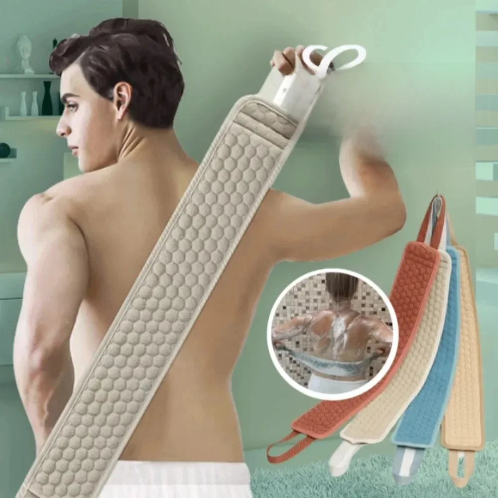 Douche exfoliante dos épurateur ceinture de bain serviette boule gant boue profonde propre coréen corps gant de toilette japonais arrière gommage tirer sangle