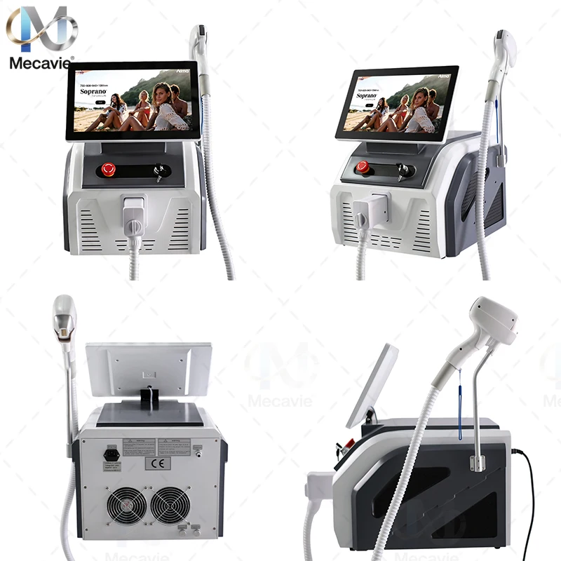 Professional Soprano Diode Laser Hair Removal Machine, 5‑Wave 755/808/830/940/1064nm 5000W High Power Permanent Hair Removal view 6