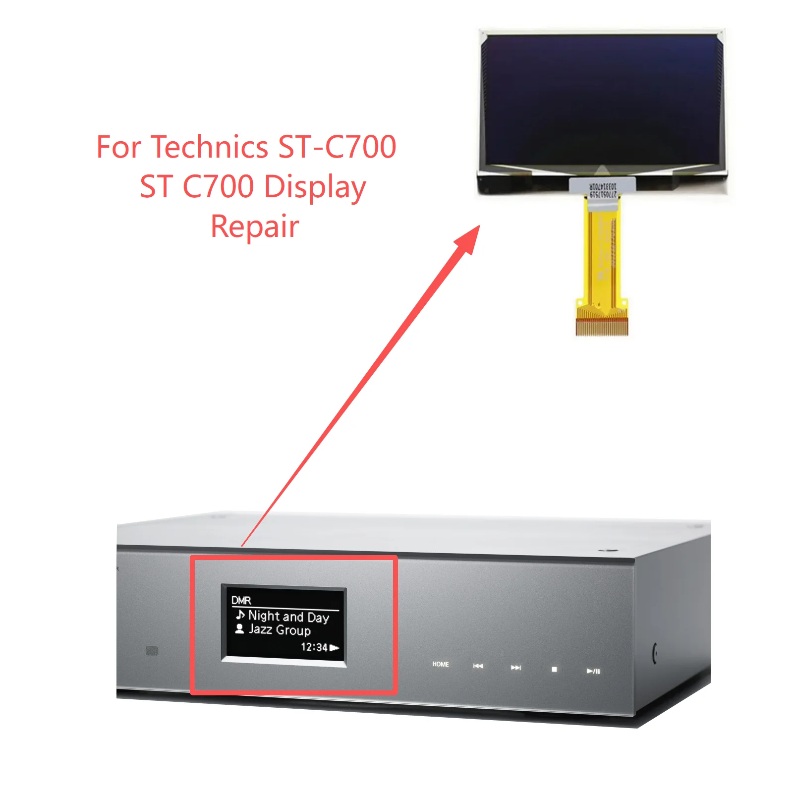 

New Original LCD OLED Display for Technics ST-C700 ST C700 Screen Replacement