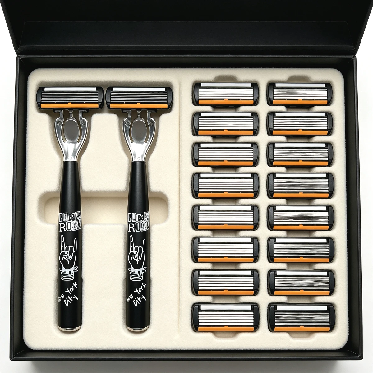 Image of Manueller Rasierer für Männer mit 6-lagigem Präzisionsklingensystem, austauschbaren Ersatzklingen, für langfristigen Gebrauch, geeignet für Männer und Frauen, tolle Geschenkidee