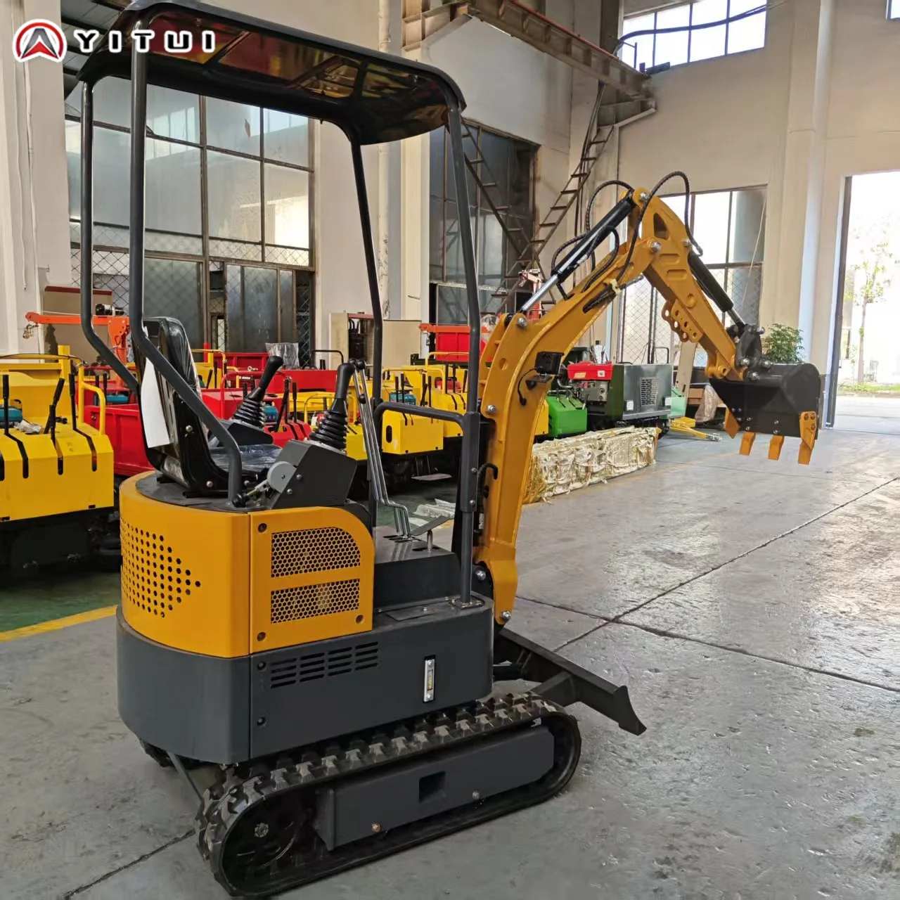 L'ultima miniescavatore climatizzato con oscillazione laterale del braccio grande supporta miniescavatori Customiezd