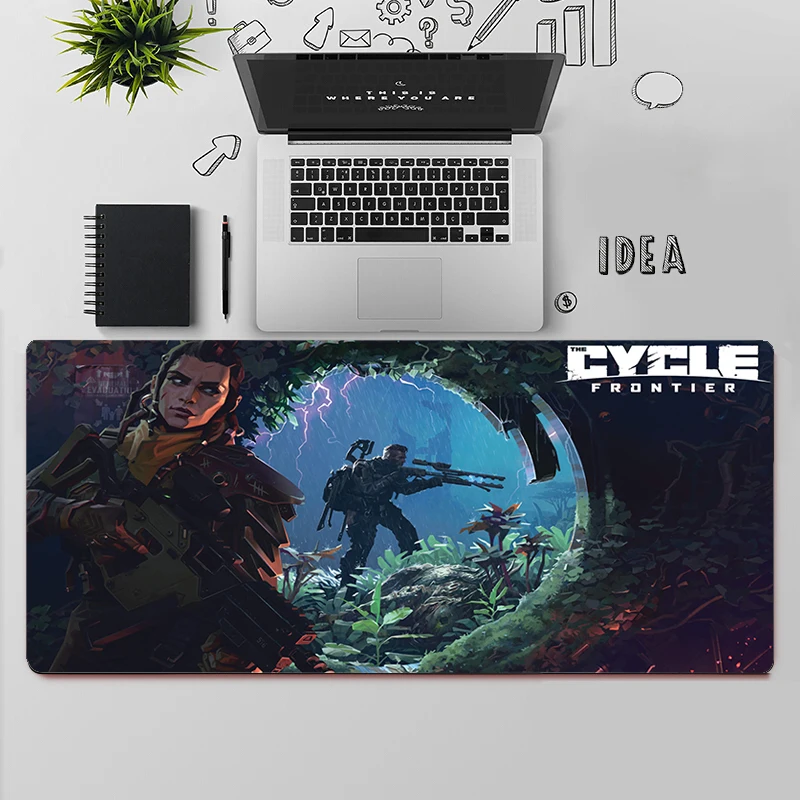 The Cycle Frontier Gaming Mouse Pad Large Mouse Pad Gamer Computer Mouse Mat Big Mousepad XXL Carpet Keyboard Desk Mat Mause Pad