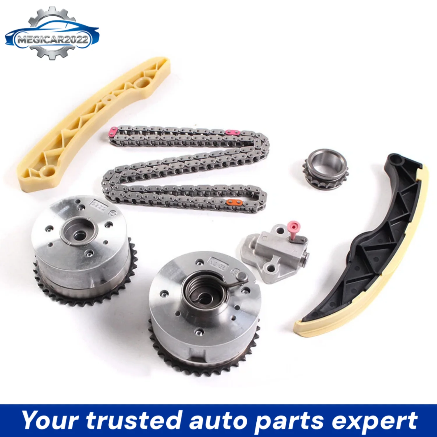 Nuevo Kit de Cadena de Distribución con Engranaje VVT para Hyundai Accent, Kia Rio, Soul, Forte 1.6L 11-19, Accesorios para Auto