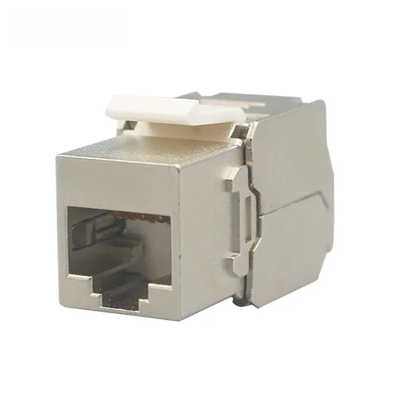 Keystone CAT 6A RJ45 Ekranowane gniazdo FTP ze stopu cynku CAT.6A Moduły Jack CAT6A Gniazdo łącznika LAN dla sieci 10 GB — zdjęcie 2