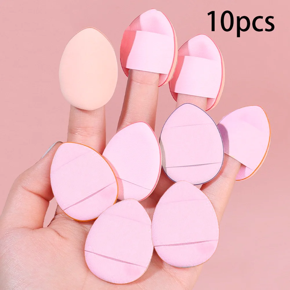 10/20/50 قطعة من منتفخ الأصابع الصغيرة – وردي ناعم، متعدد الاستخدام، كريم أساس، كريمي، مسحوق، سهل الإعداد، لطيف، للجنسين، معتمد