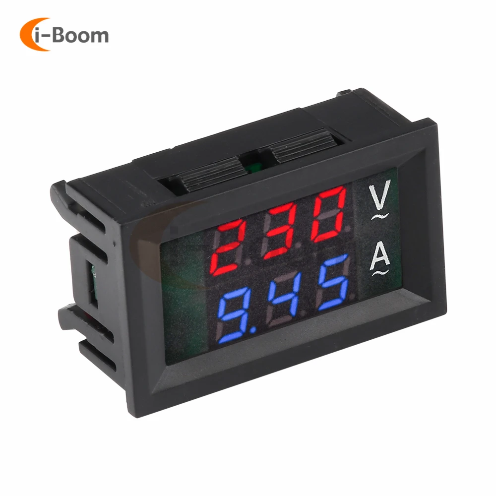 AC 50-500V 10A 50A 100A  Dual Display Voltage Current Meter Tester LED Voltmeter Ammeter Electrical Instrument Volt Amp Detector