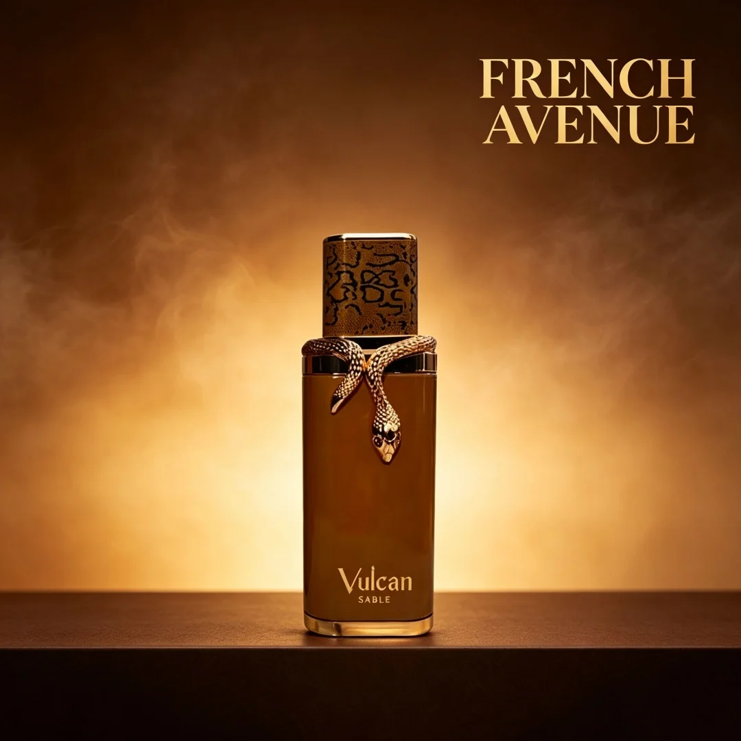 Vulcan Sable by French Avenue 100ml 3.4Oz Unisex EDP Aromatic Perfume, Whiskey Orange & Tonka Scent