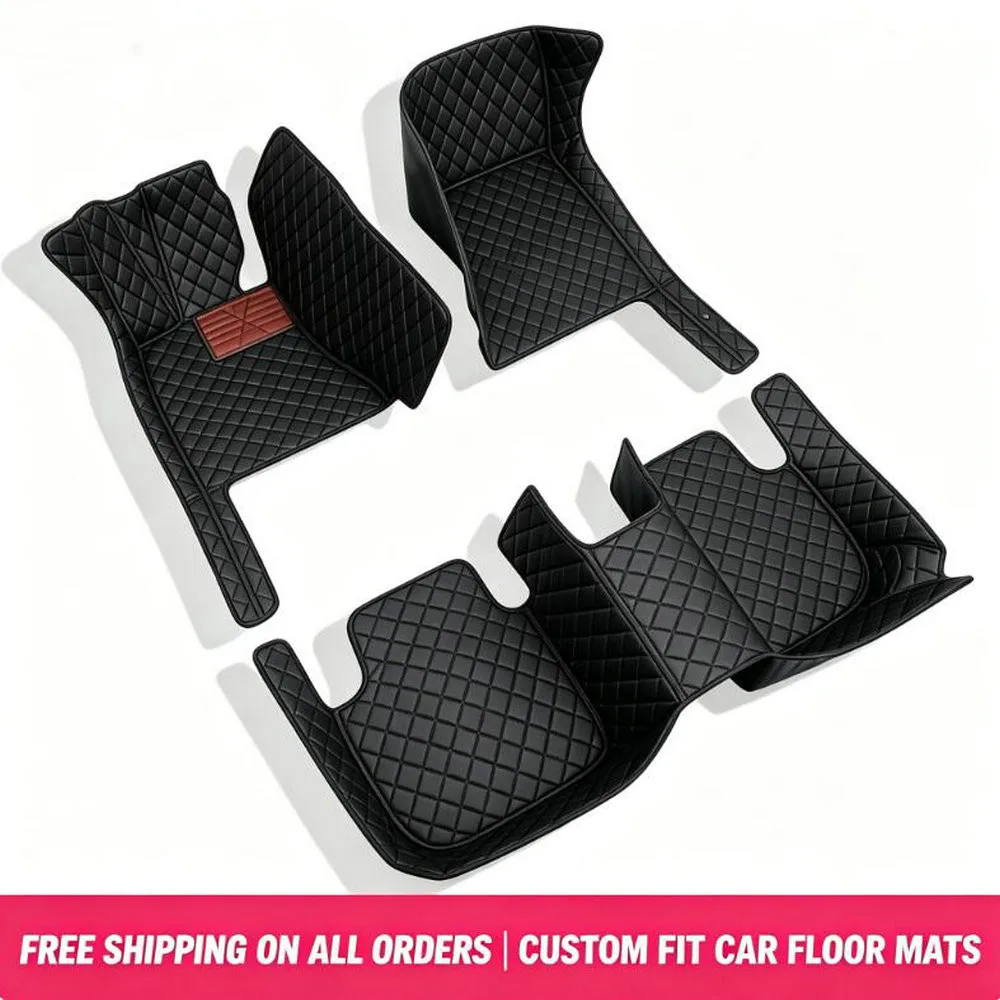 Tapis de sol sur mesure pour SUV Skoda Yeti Outdoor Ambition Plus 5L 2.0 2013-2017, ensemble complet 5 places, antidérapant, imperméable, en cuir, accessoires intérieurs pour voiture
