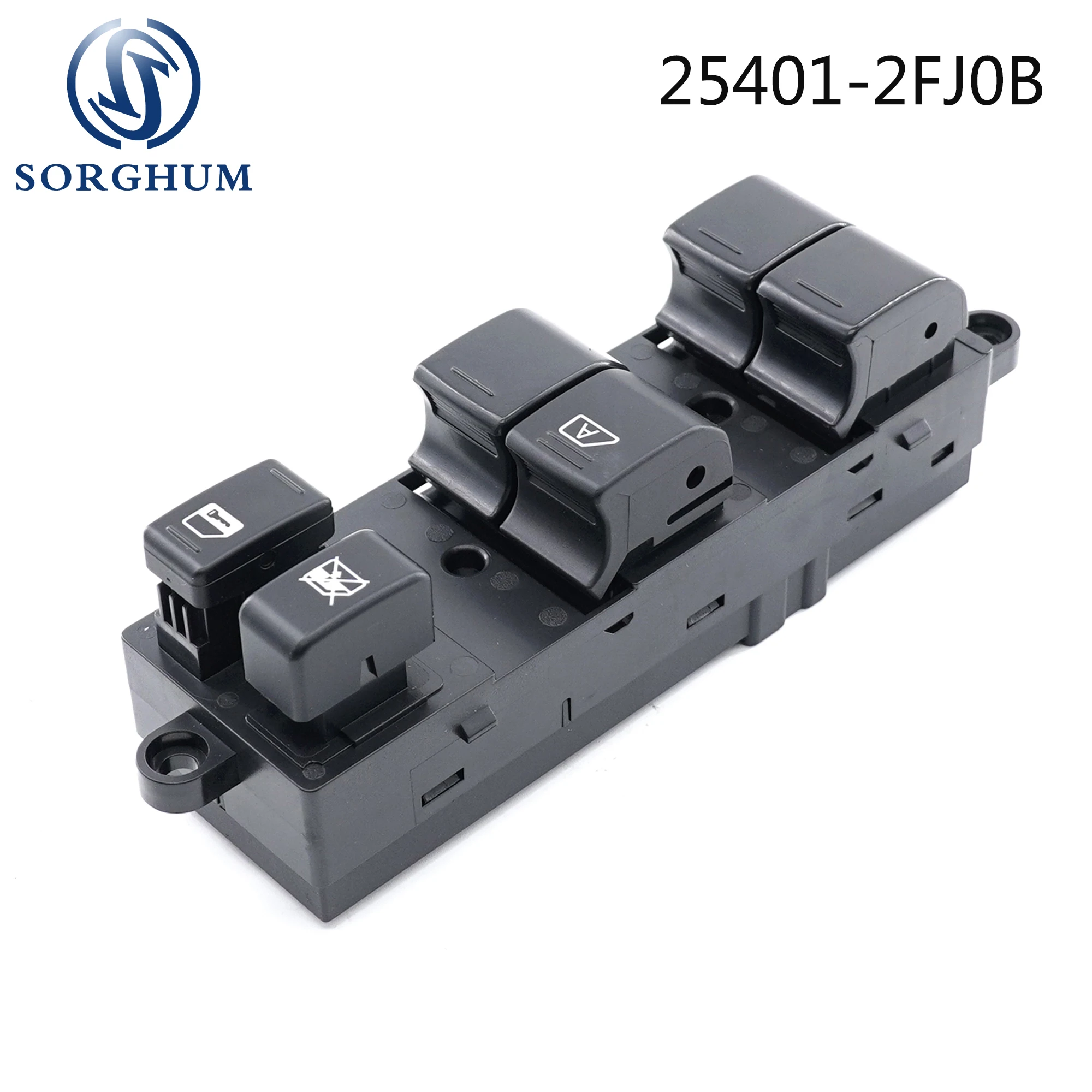 

Sorghum 25401-2FJ0B 254012FJ0B Electric Window Master Control Switch Button Regulator For Nissan Venucia