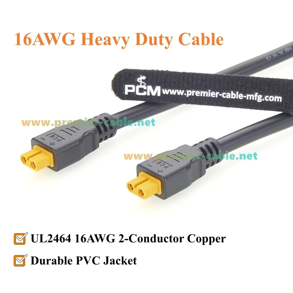 XT30 Buchse-zu-Buchse Adapterkabel 16AWG Hochstrom XT30 Stromkabel für LiPo-Akku, FPV-Drohne, RC-Auto, Tragbares Stromgerät – Detail 2