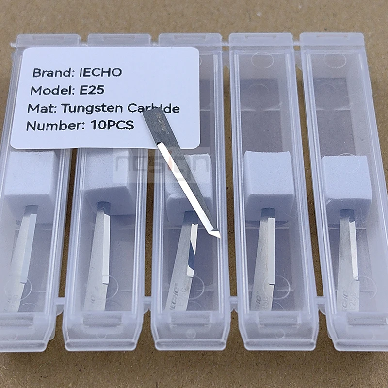 Imagem -03 - Lâmina de Aço de Tungstênio Faca Oscilante de Carboneto Facas de Corte Digital Router Bit mm Iecho Série pk Iecho-e25 E25c