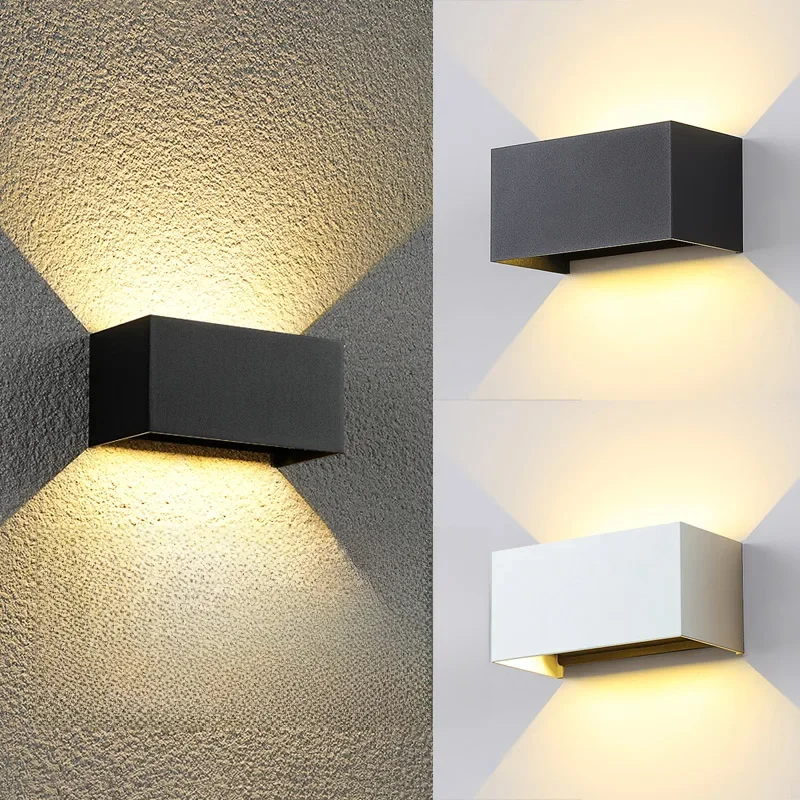 Applique murale extérieure étanche IP65 lumière de porche 90-260V lampe de jardin décoration capteur de mouvement PIR applique murale extérieure intérieure de nuit